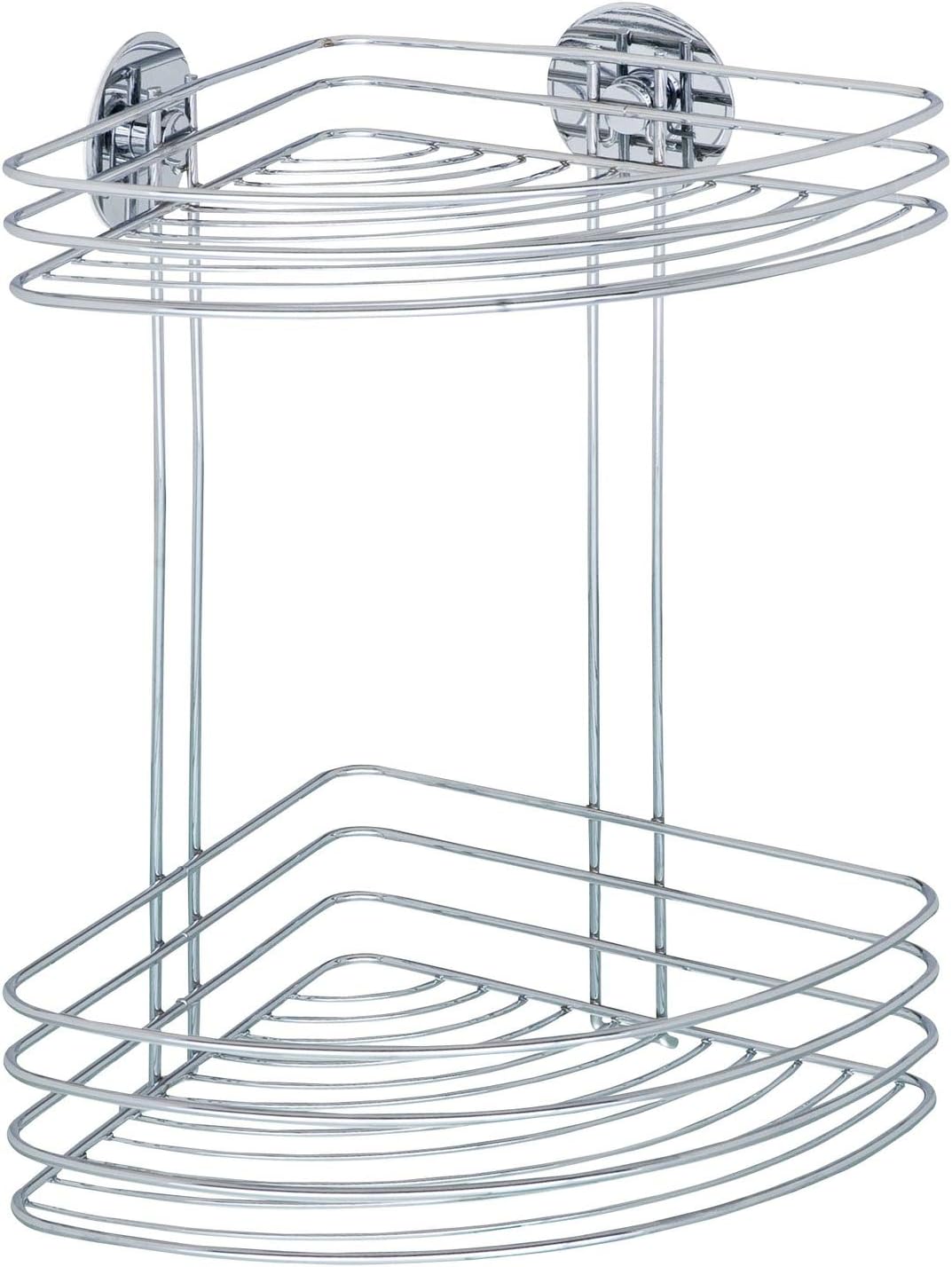 Turbo-Loc Eckregal ohne Bohren, 33 x 20 x 26.5 cm Eckablage 2 Etagen Single