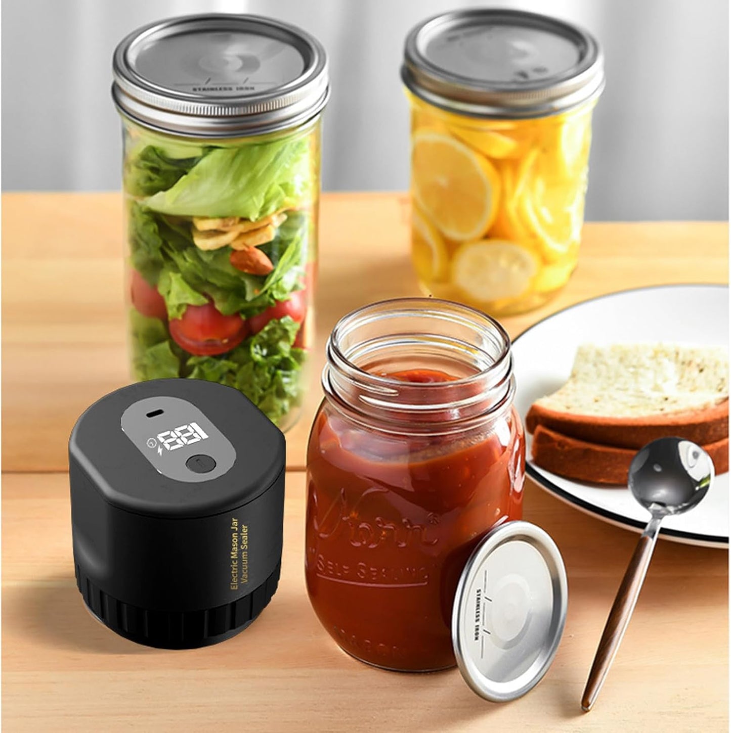 Glas-Vakuumier-Set