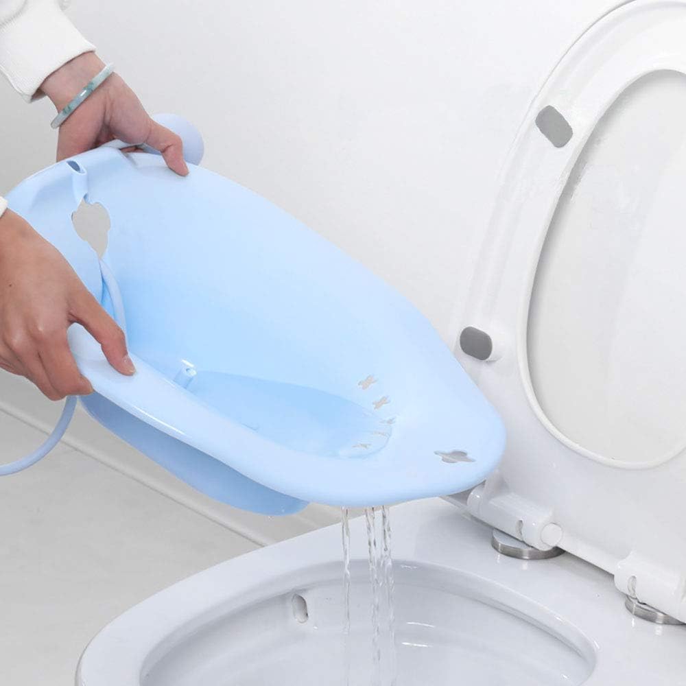 Faltbares Sitzbad, Blue With Flusher