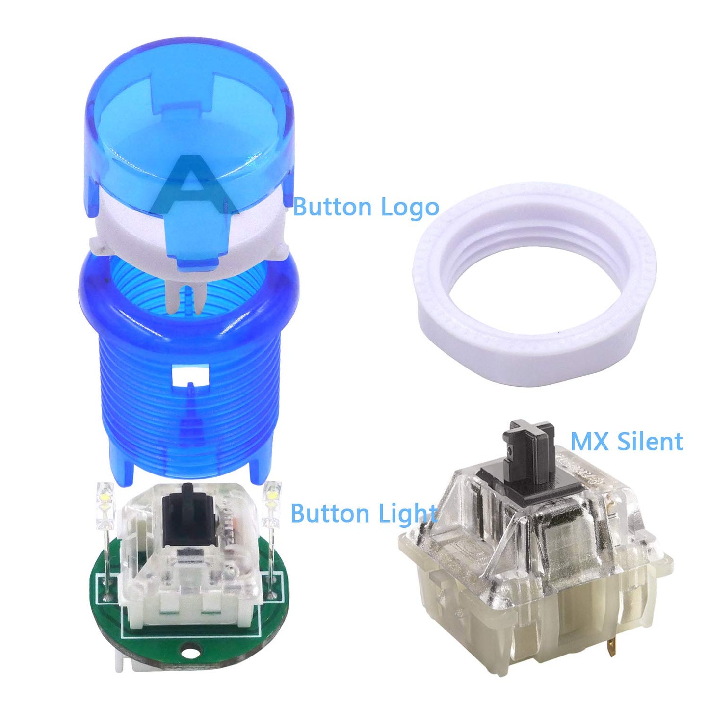 Arcade DIY Kit mit LED-Tasten & Joystick