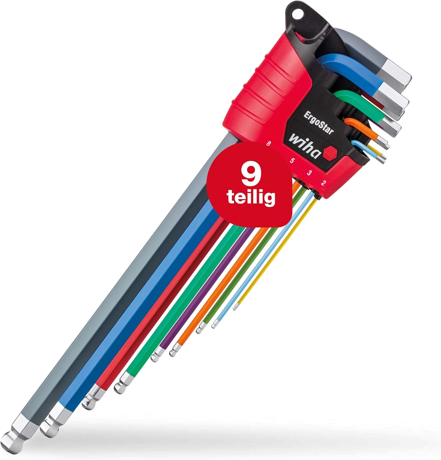 9er Set  Stiftschlüssel mit Kugelkopf