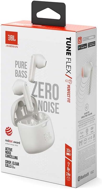 Tune Flex TWS In-Ear-Kopfhörer mit Noise-Cancelling, Weiß Single