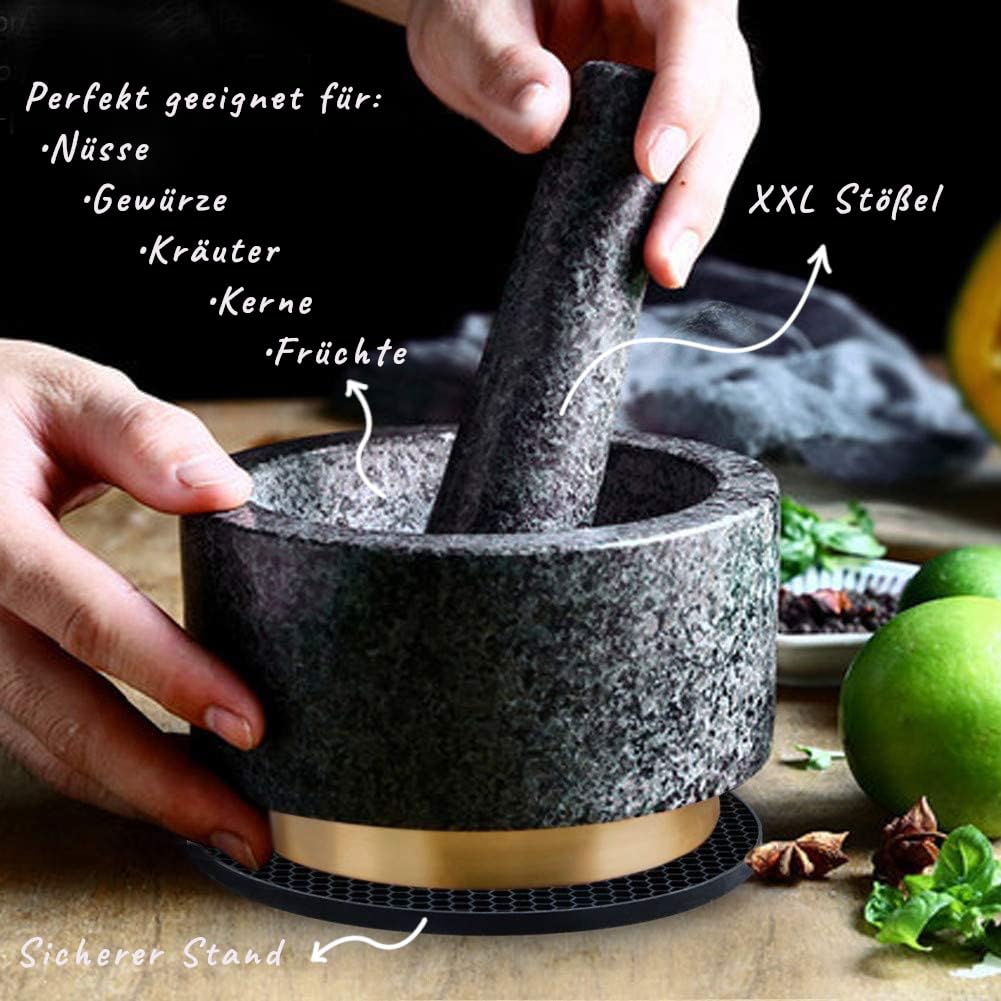 Mörser und Stössel aus Granit