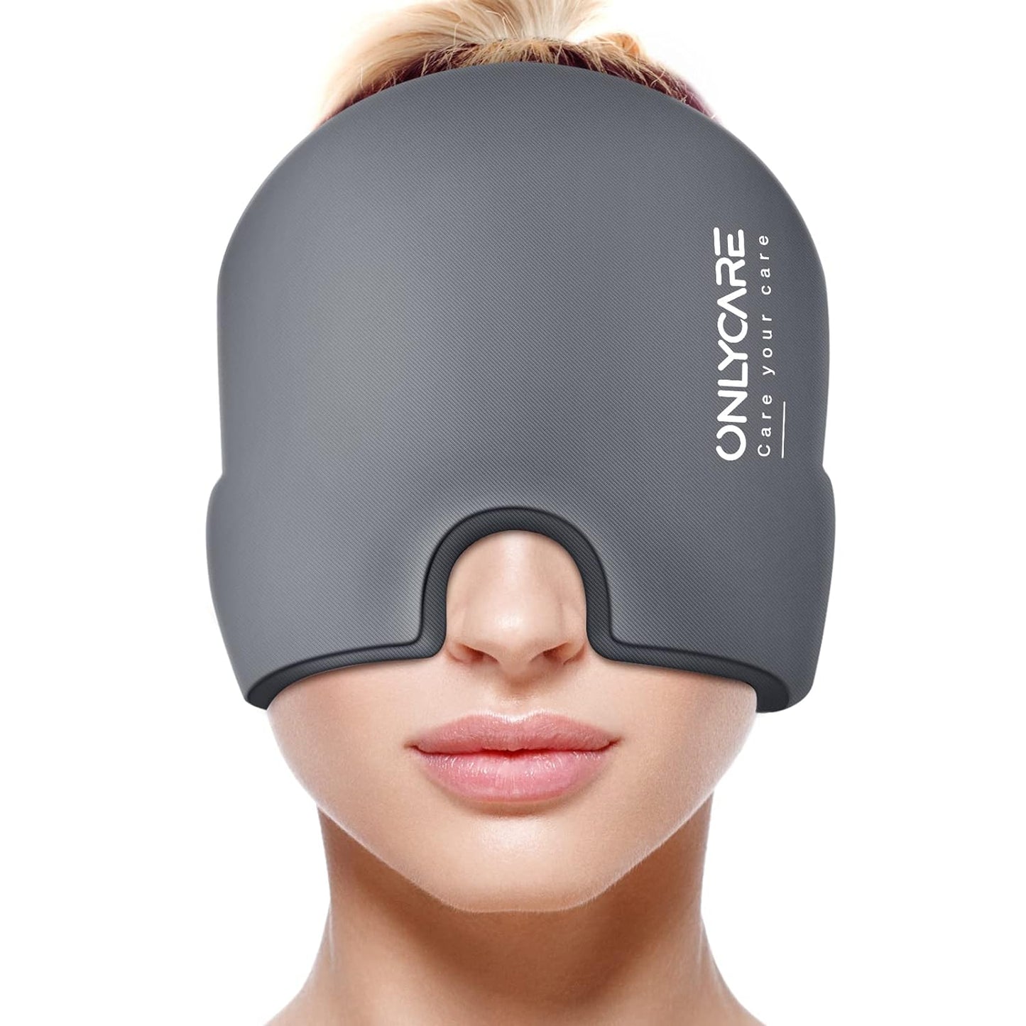 Migräne Relief Cap, Grau