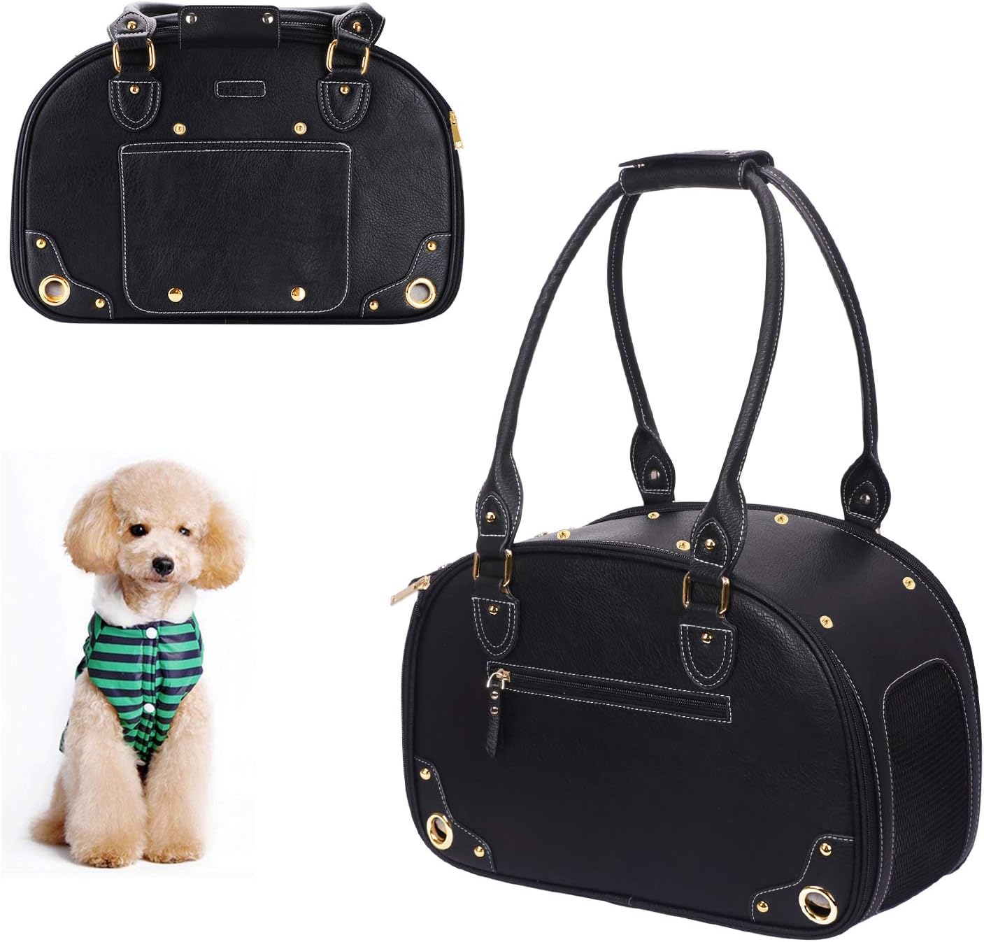 Hundetragetasche, L 40 x B 20 x H 24 cm A-schwarz