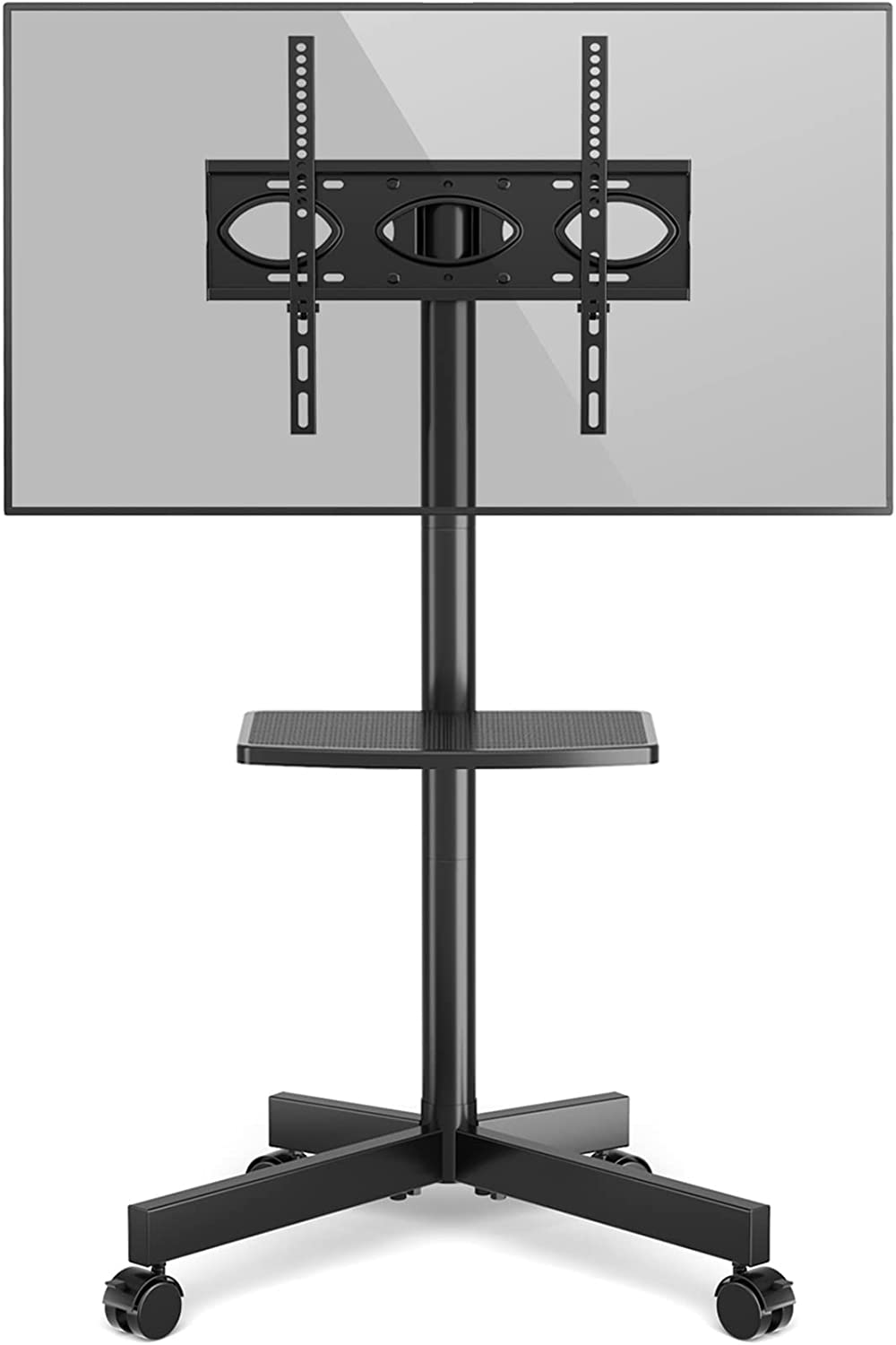 TV Staender fuer 27-60 Zoll Fernseher, Schwarz