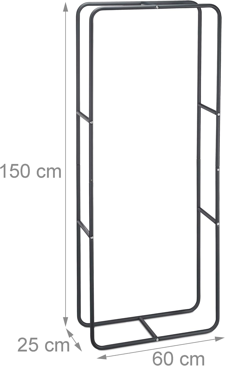 Kaminholzregal, 150 x 60 x 25 cm