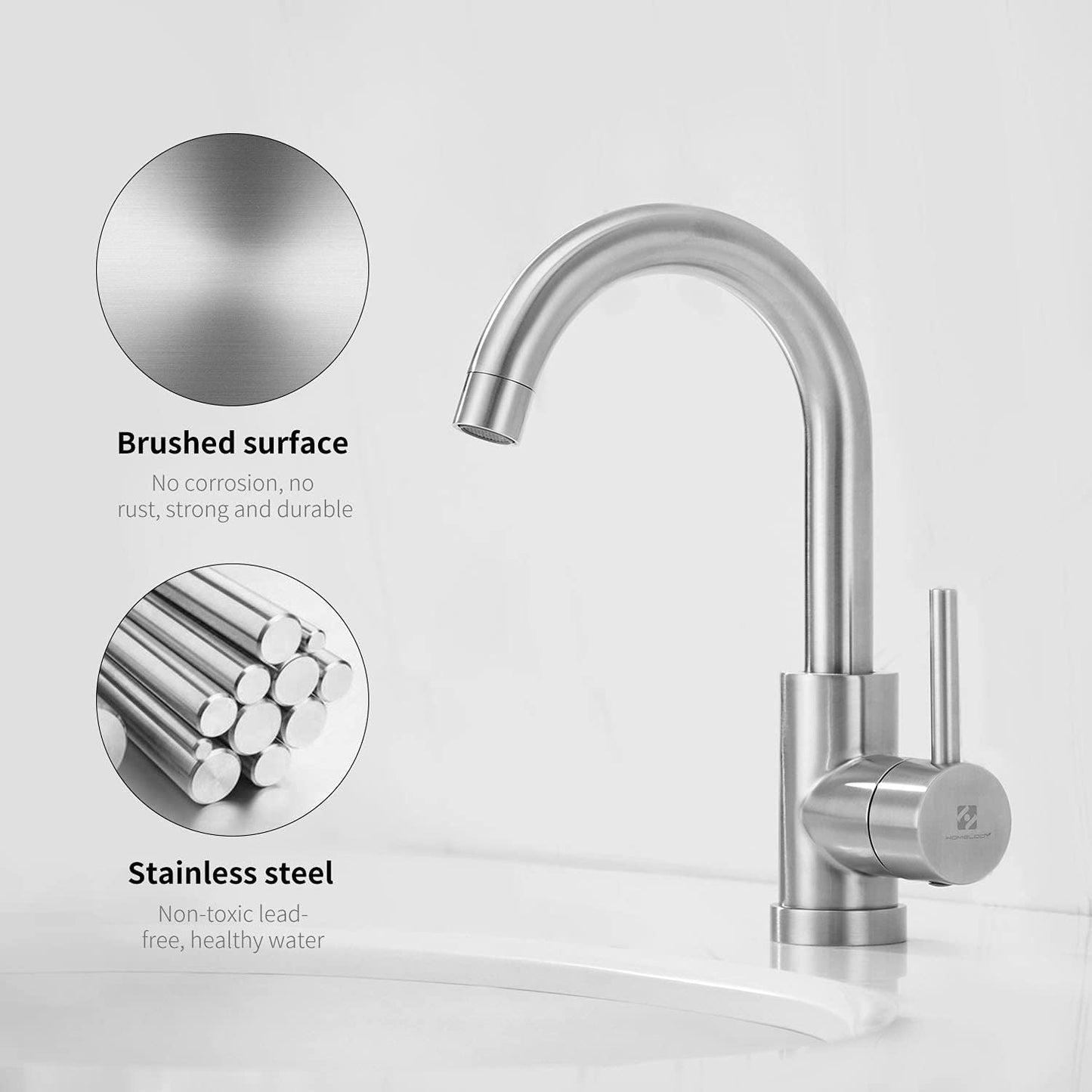 GL6100103BN, B: Niederdruck Wasserhahn
