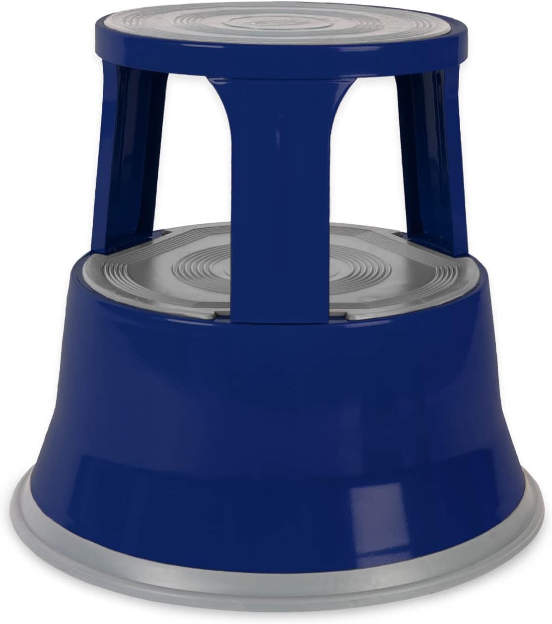 Rollhocker/Elefantenfuss, Blau Metall