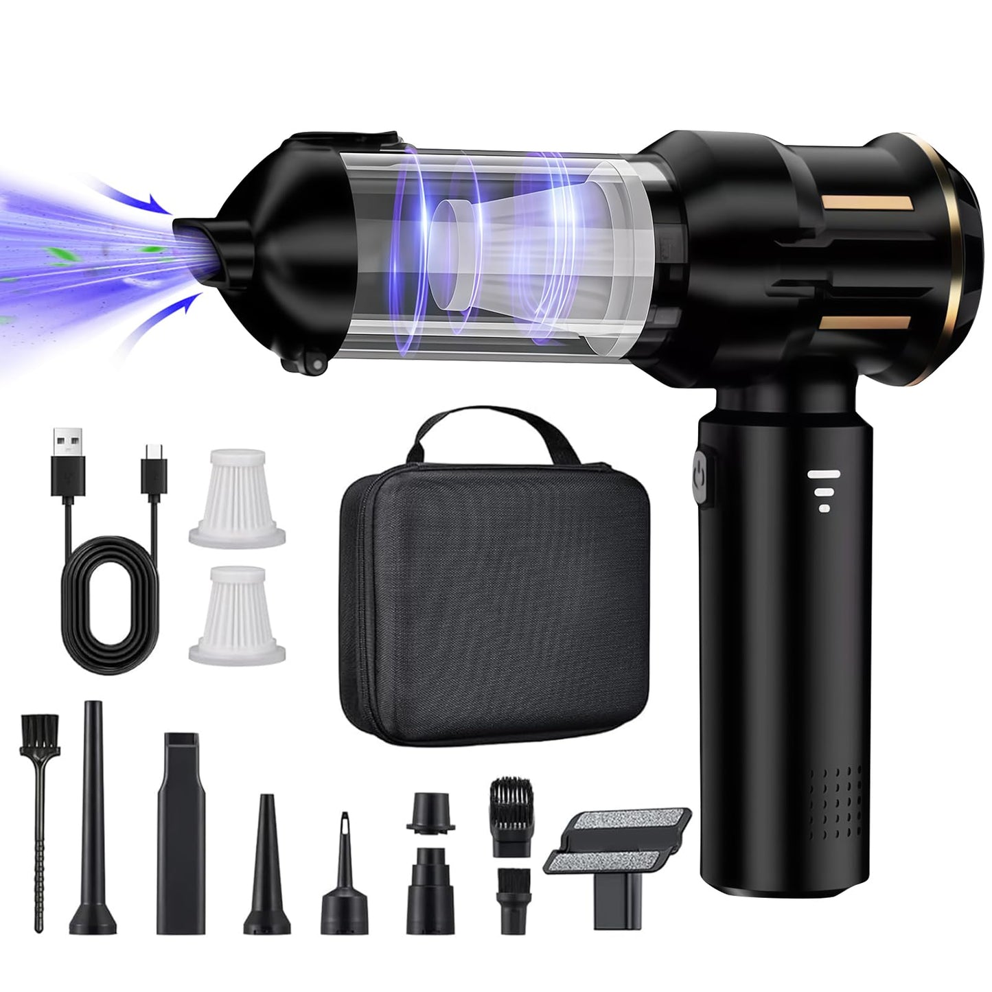4-in-1 Akku-Handstaubsauger mit HEPA-Filter