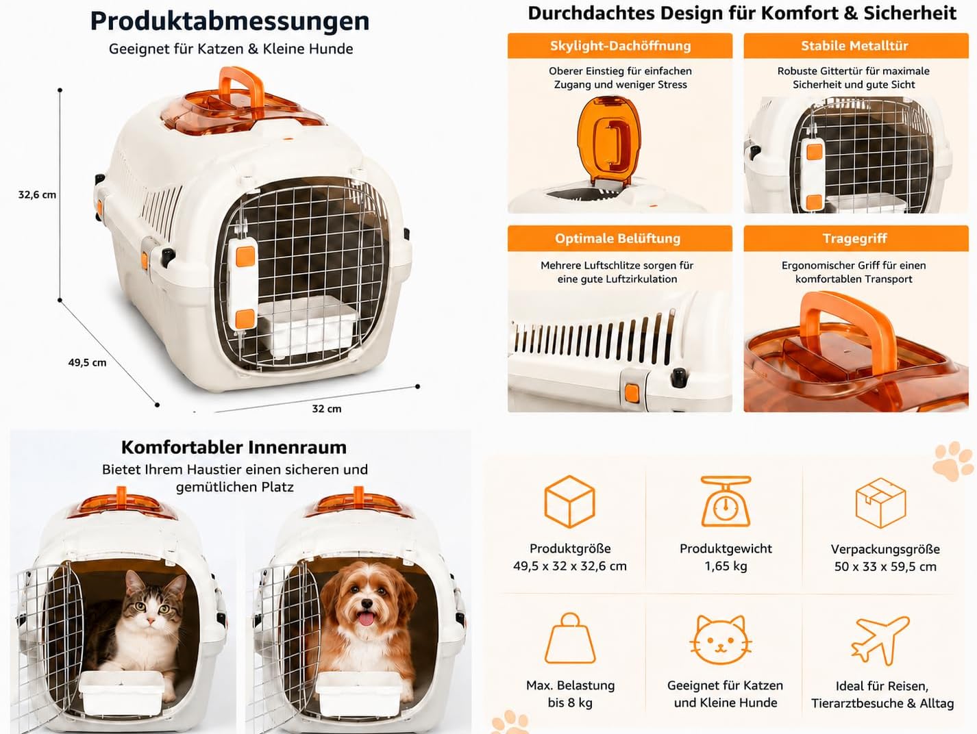 Transportbox mit 2 Öffnungen