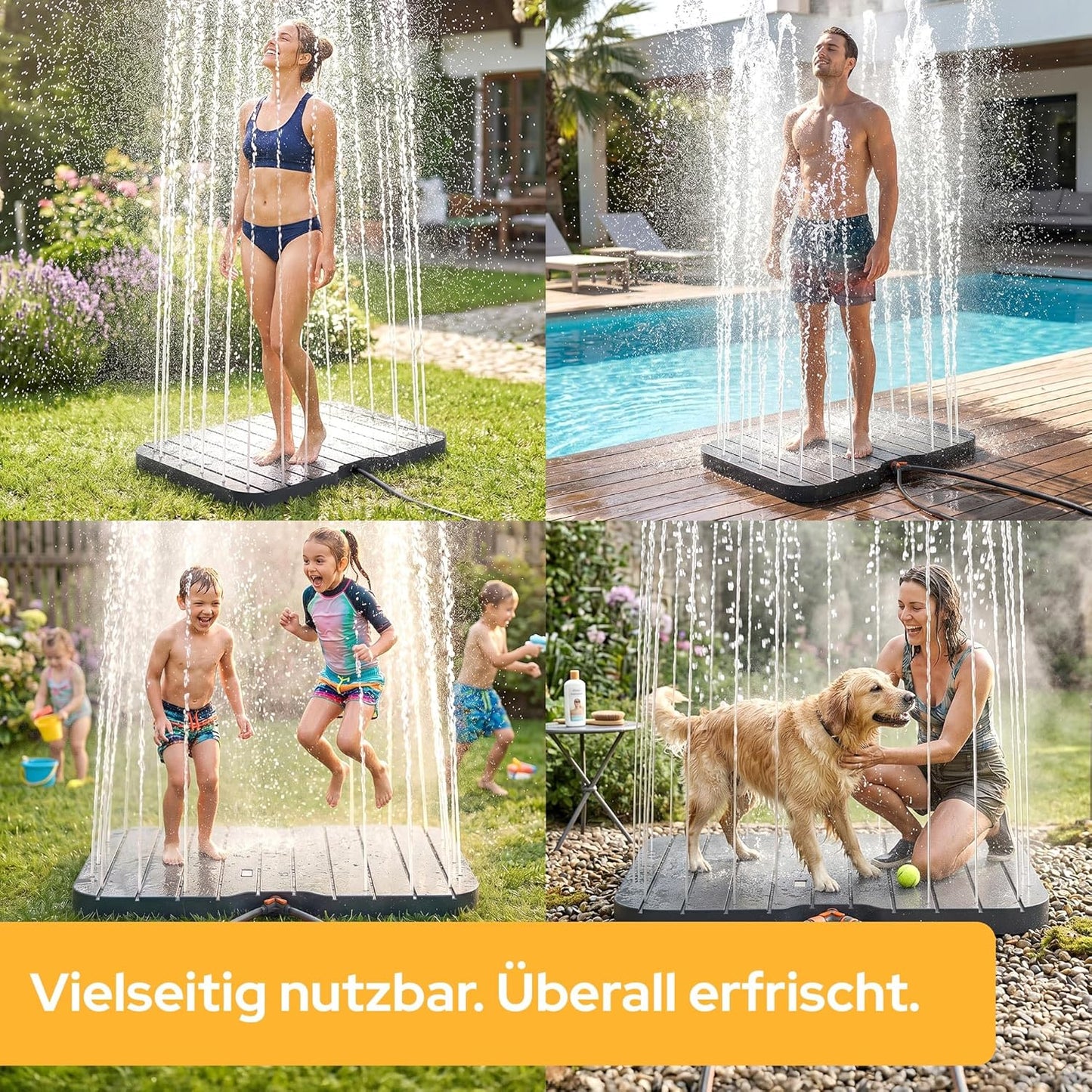 Bodendusche für Garten