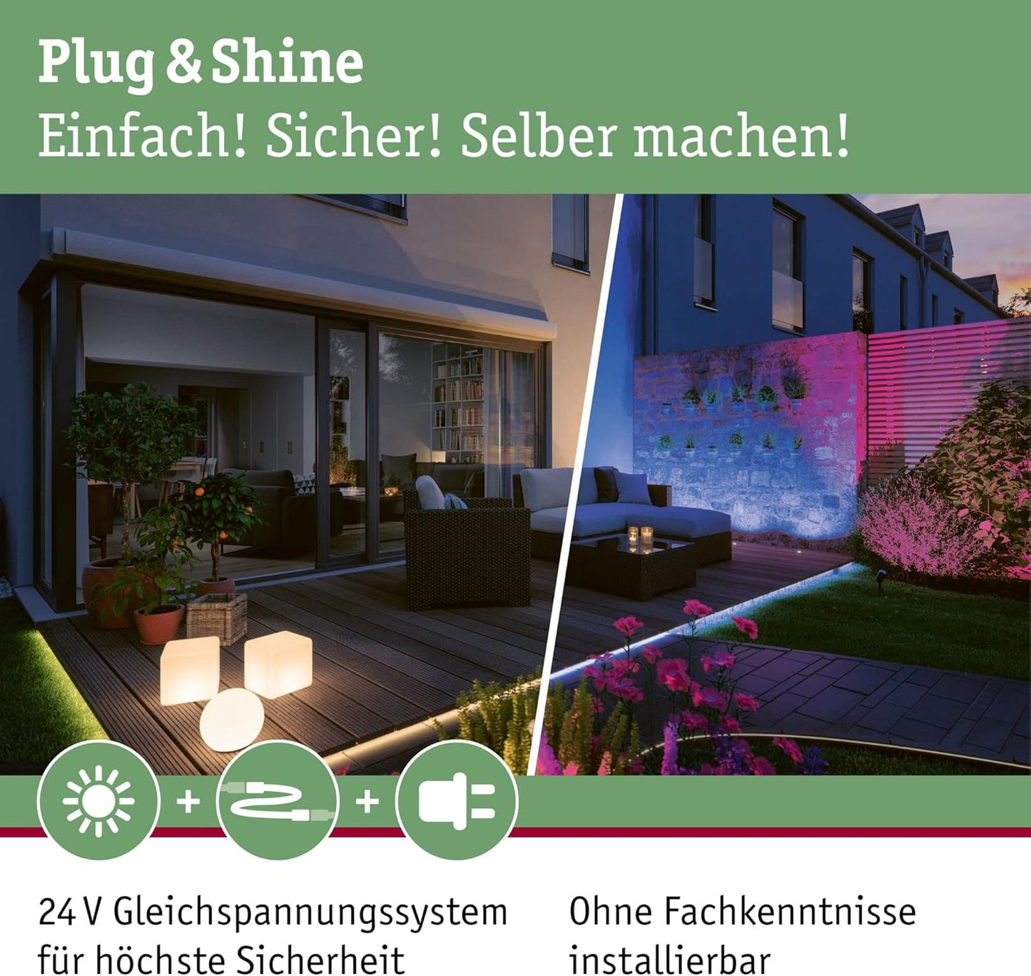 Plug & Shine Einbauleuchte Set