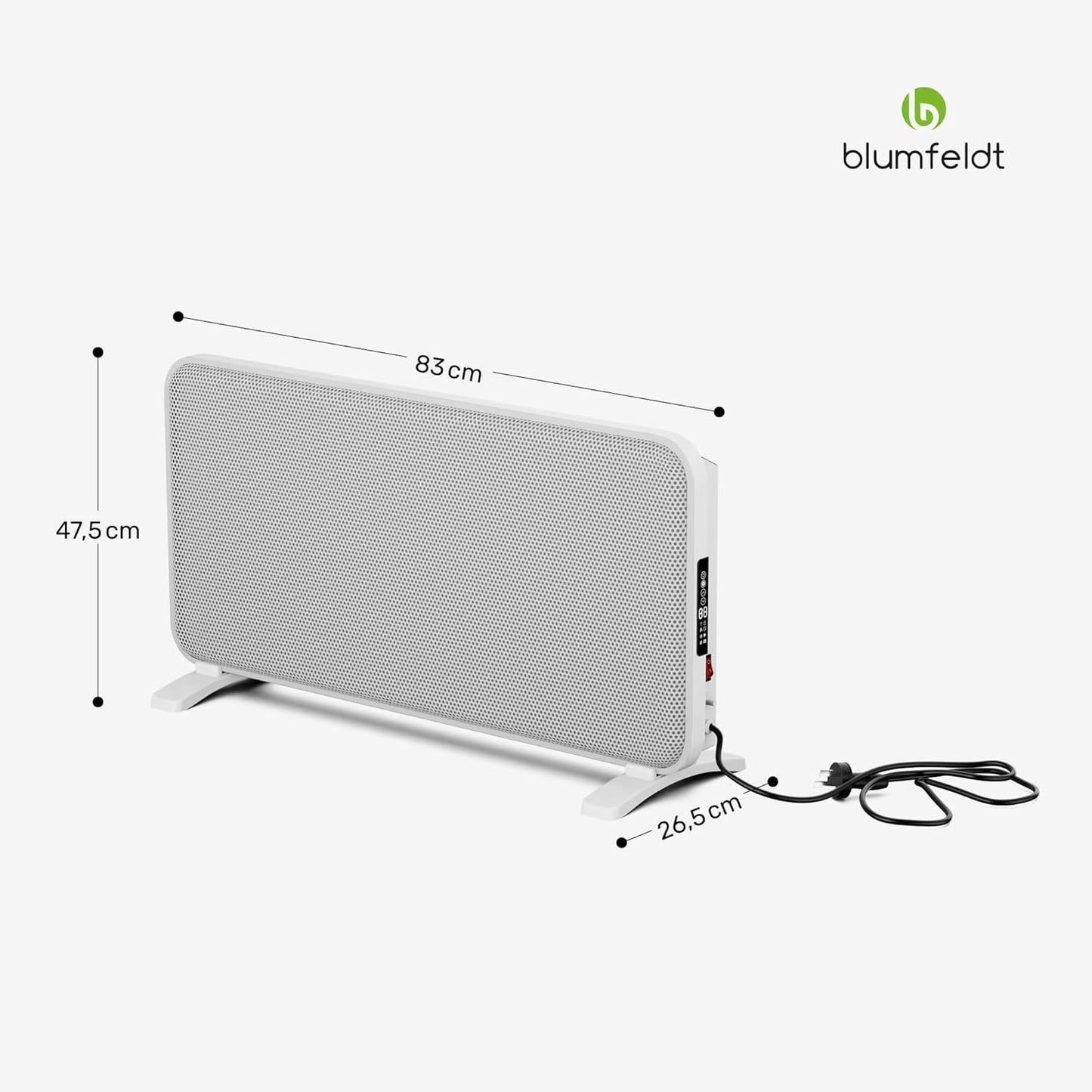 Infrarotheizung, Weiss|2000 W Smart