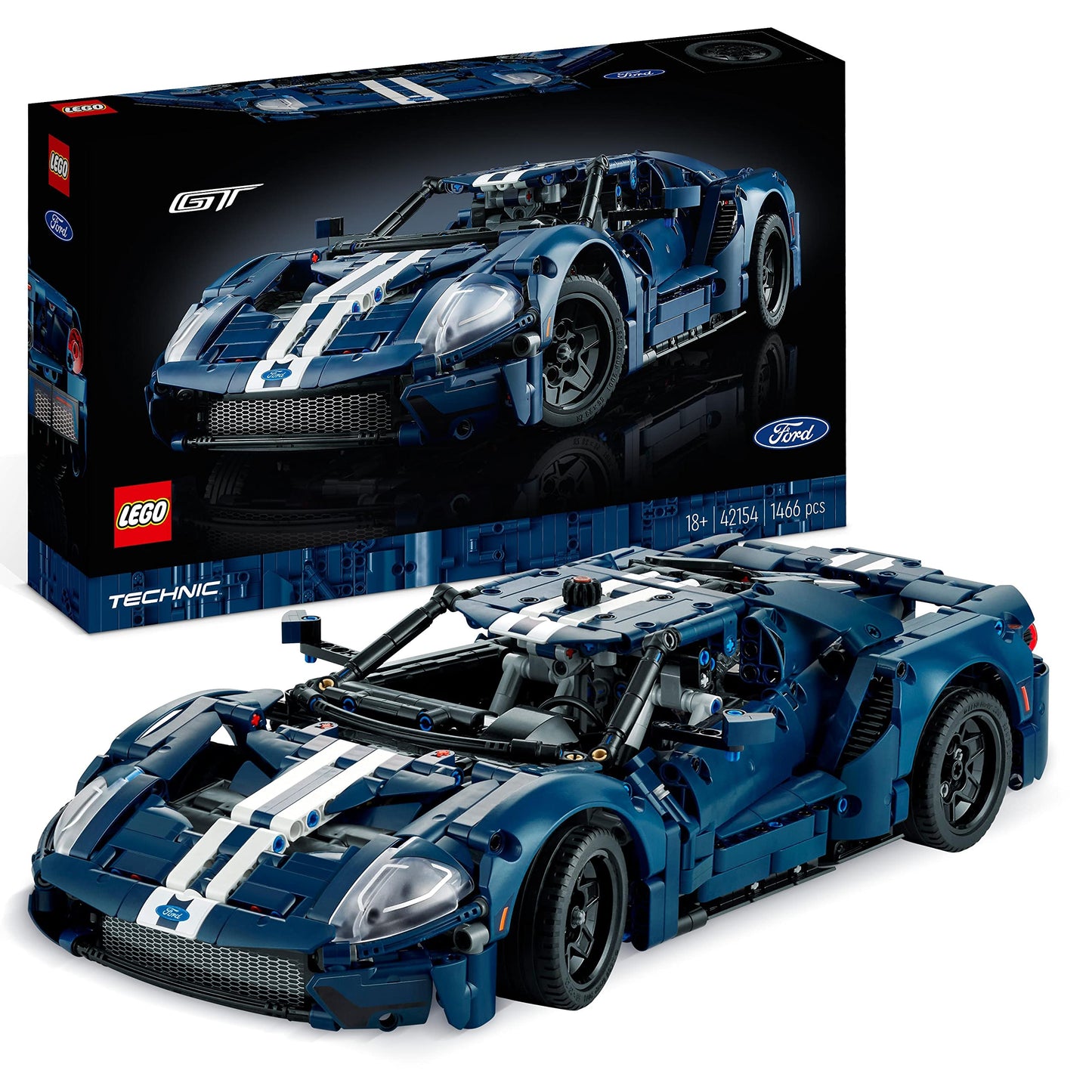 42154 Technic Ford GT 2022, Konstruktionsspielzeug, Single