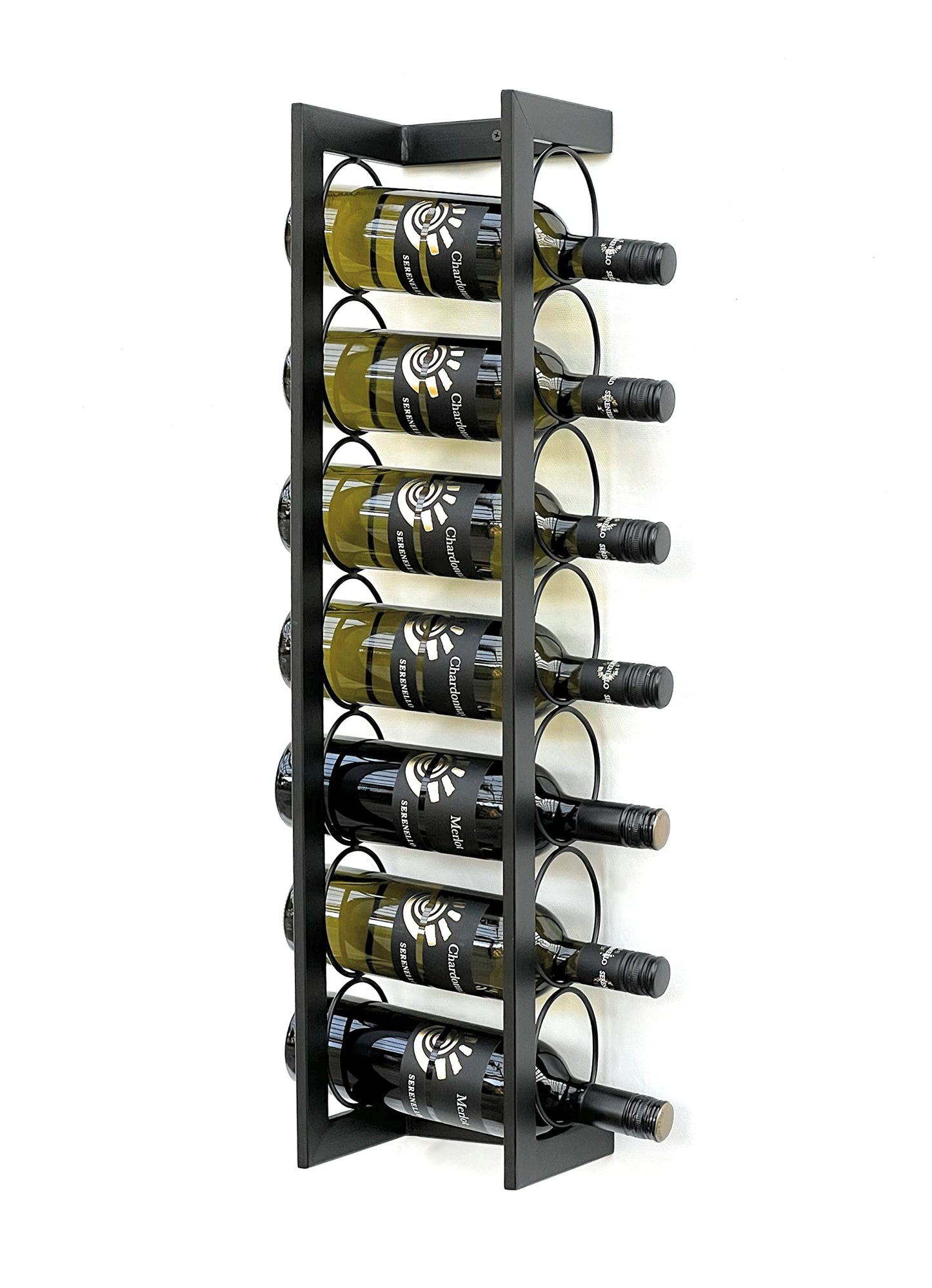 Weinregal Wandhalter für 7 Flaschen
