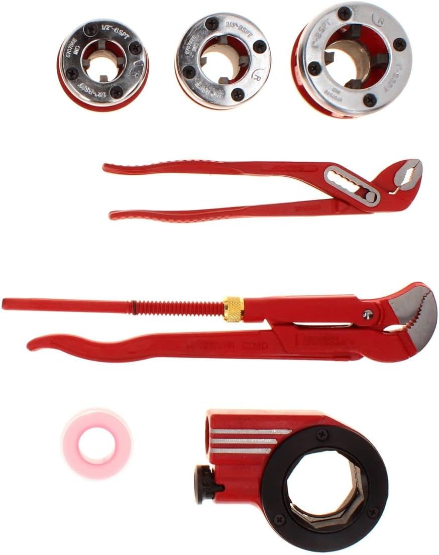 11-teiliges Industrial Sanikit, 11teilig inkl. Zangen/Stahlrohrabschneider