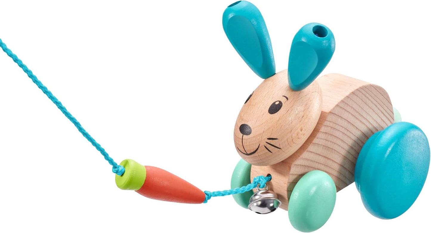 Nachzieh-Hase Henny Hoppel 13cm