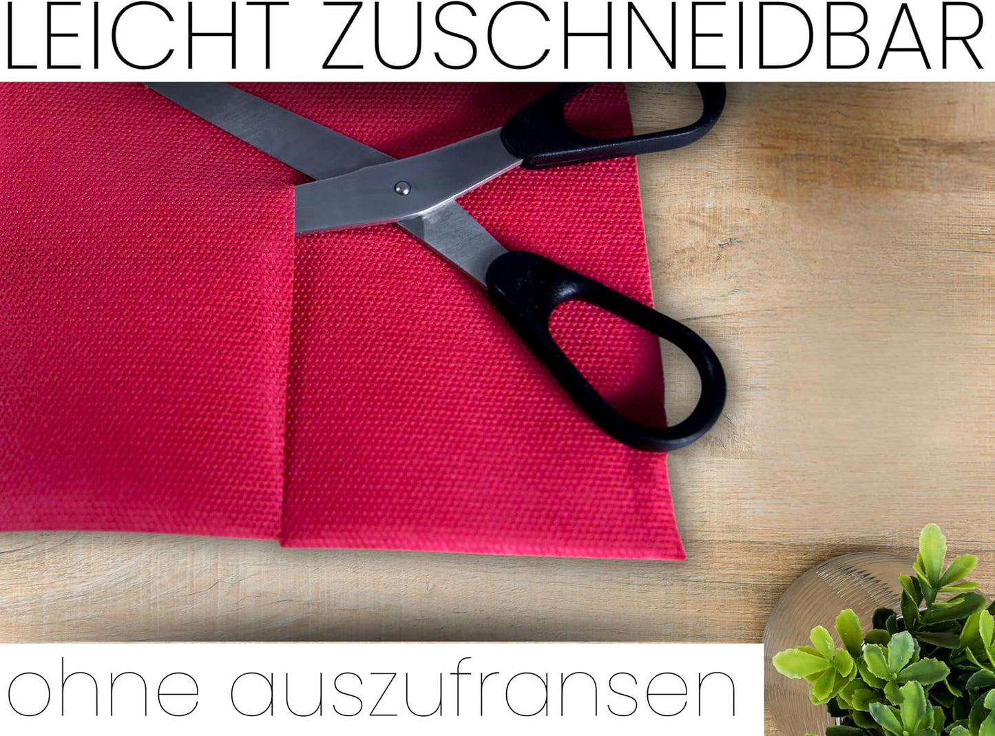 Tischdeckenrolle mit Lotus-Effekt, Rosa 250 x 150 cm (Rechteckig)