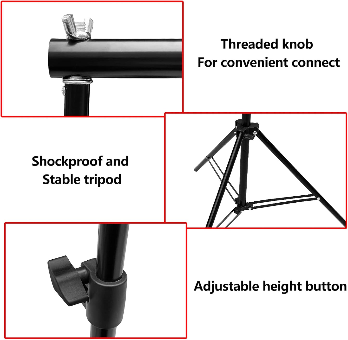Verstellbarer Fotohintergrund-Ständer, Square type