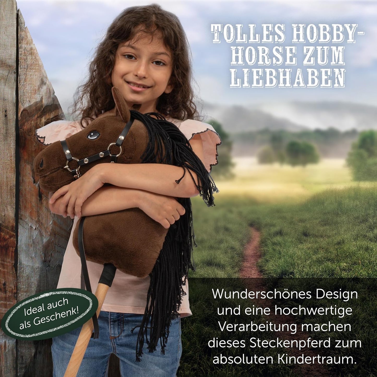 Hobby Horse Blaze mit Halfter und Trense, Blaze Small