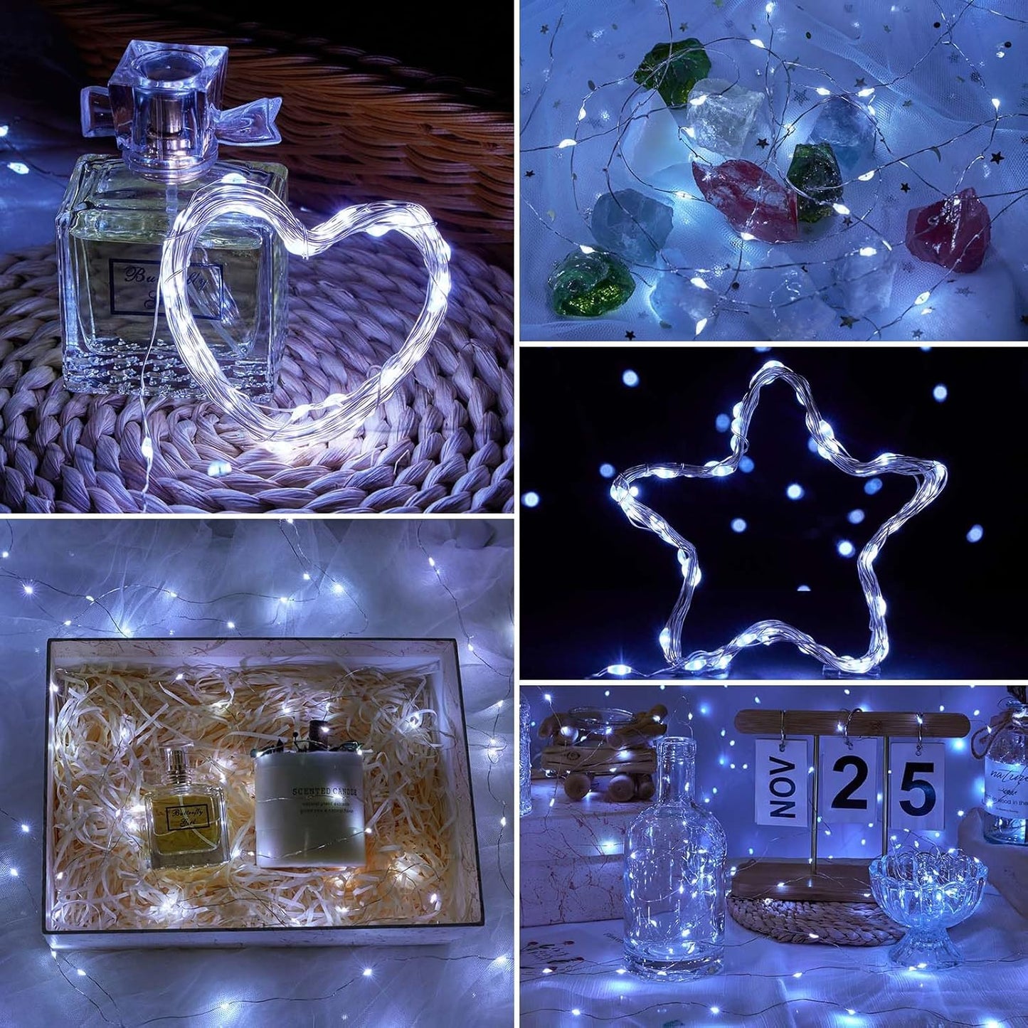 LED-Lichterkette, Kaltweiss