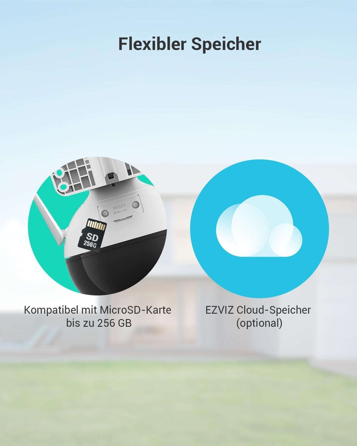 1080P WLAN Überwachungskamera mit Farbnachtsicht, Kamera mit Farbnachtsicht