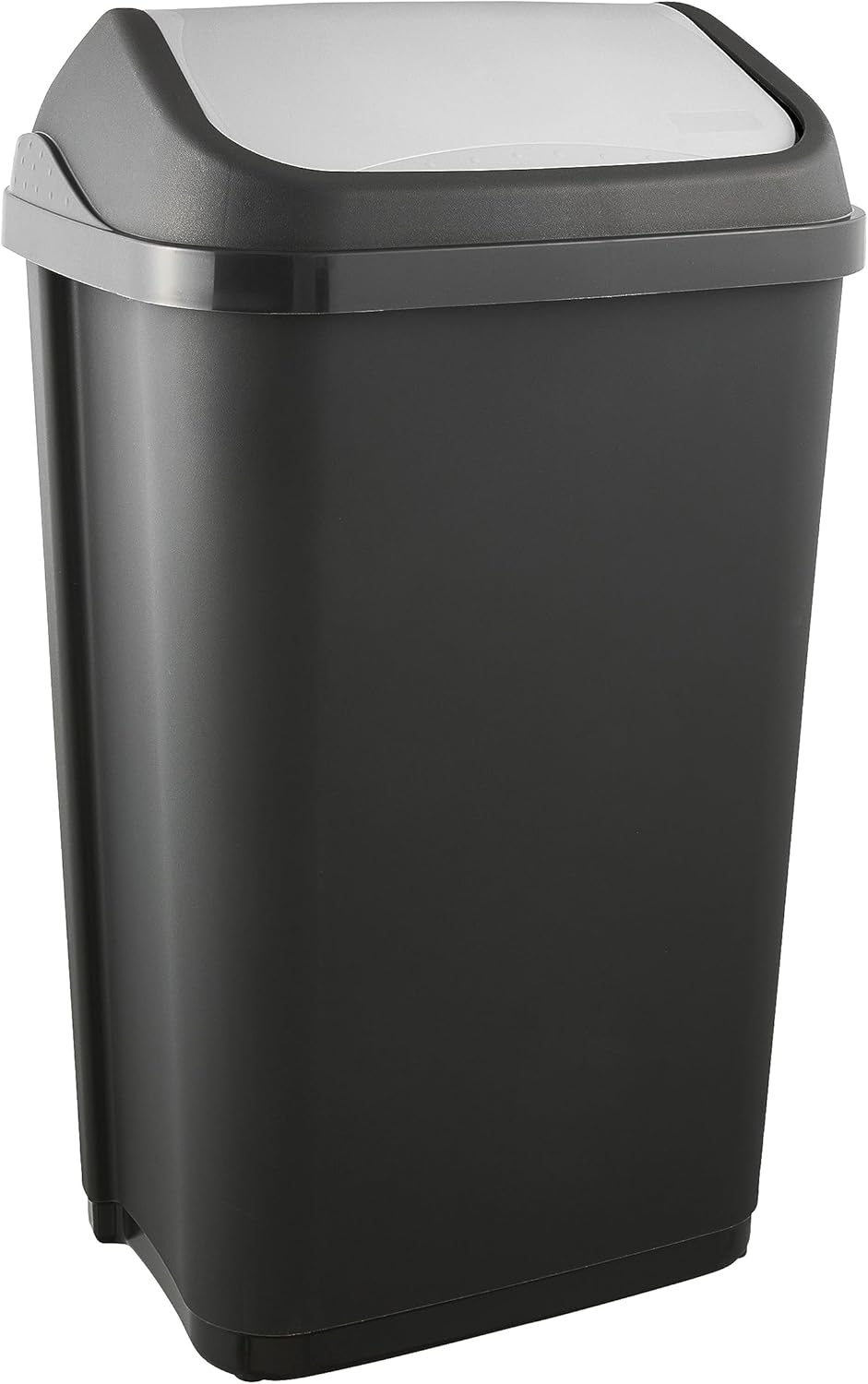 Mülleimer Swantje mit Schwingdeckel, 50 L / Graphit
