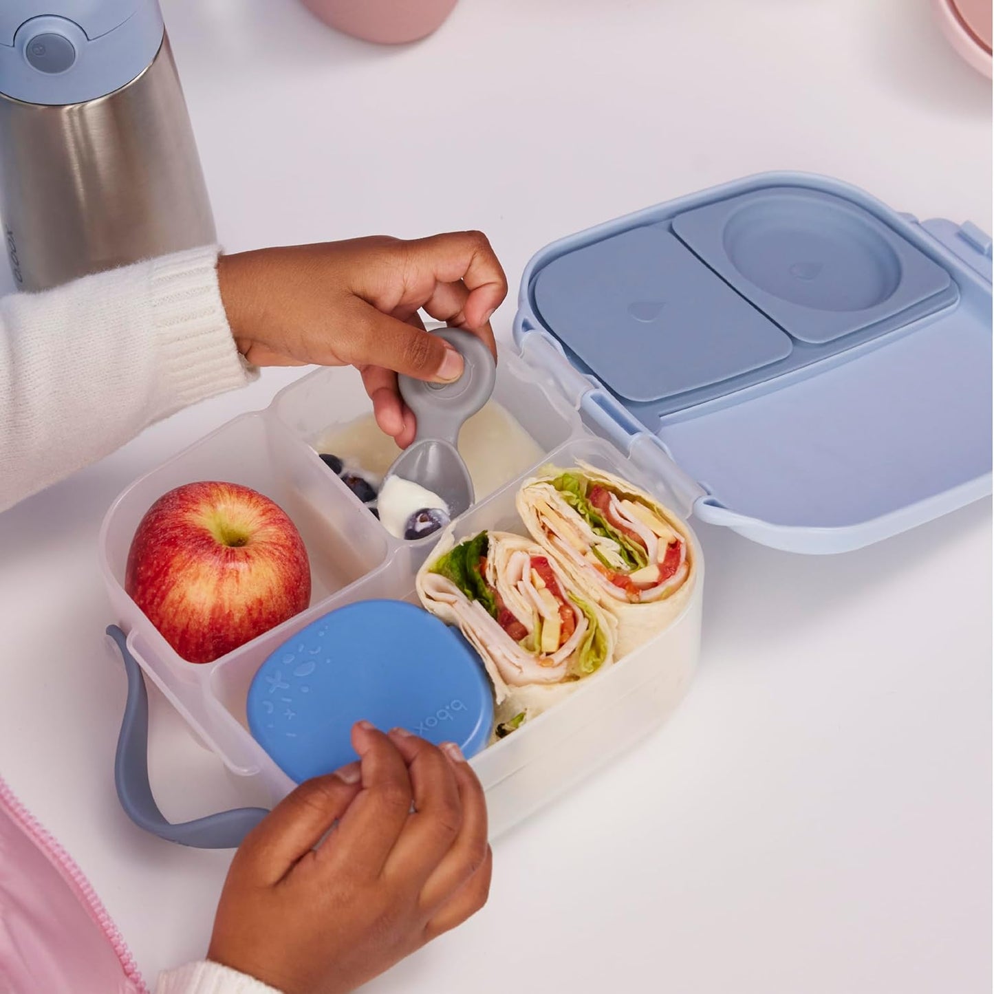 Mini Bento-Box mit 3 Fächern, Chill Out