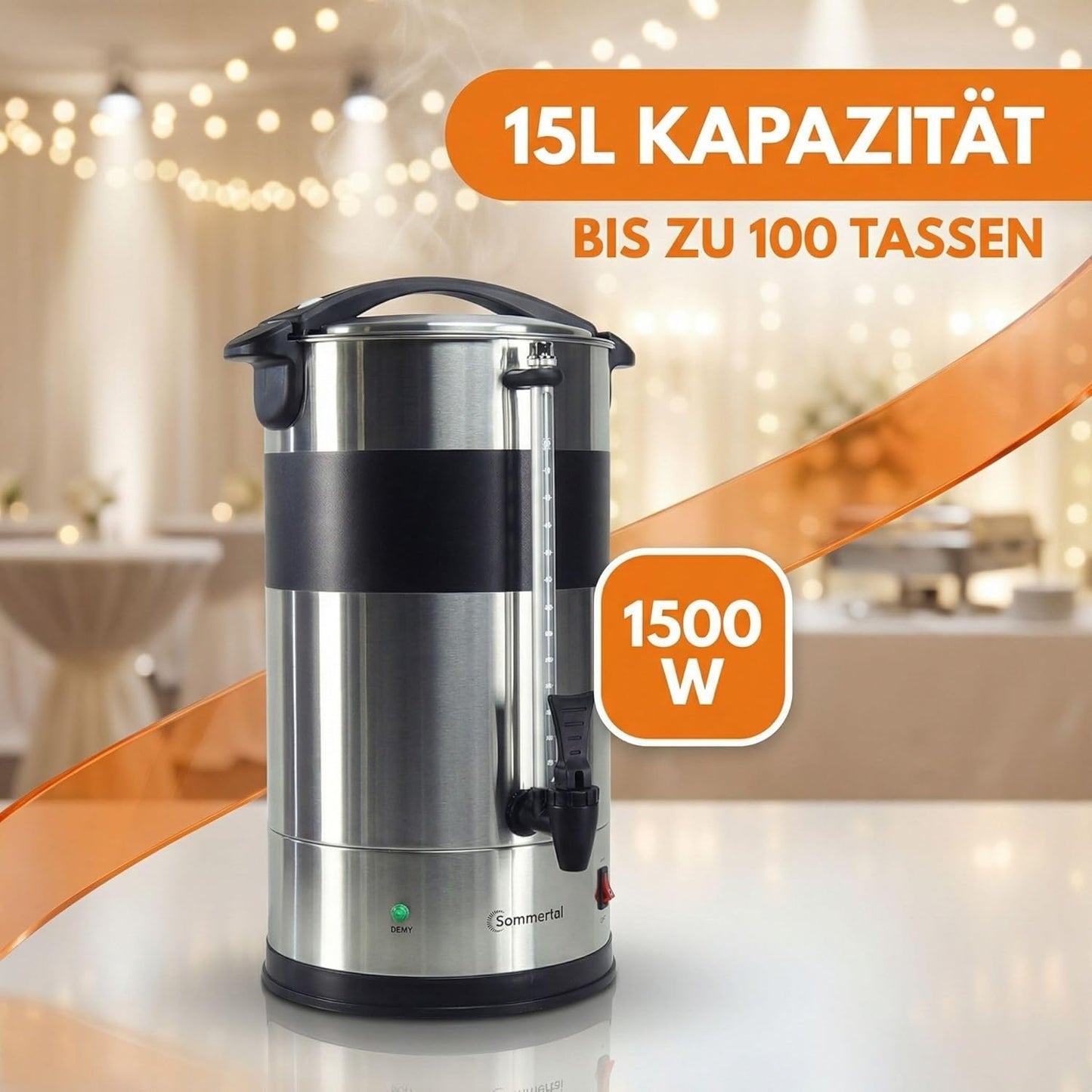 Gastro Kaffeemaschine 15L / 100 Tassen
