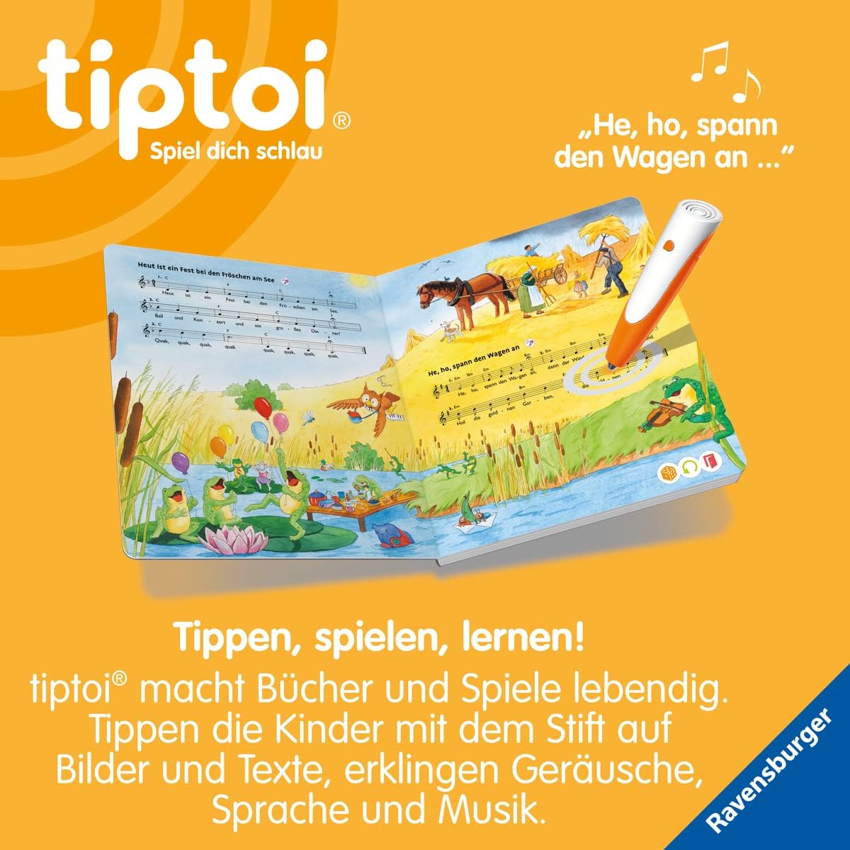 Tiptoi Starter-Set + Buch Meine schönsten Kinderlieder, Single