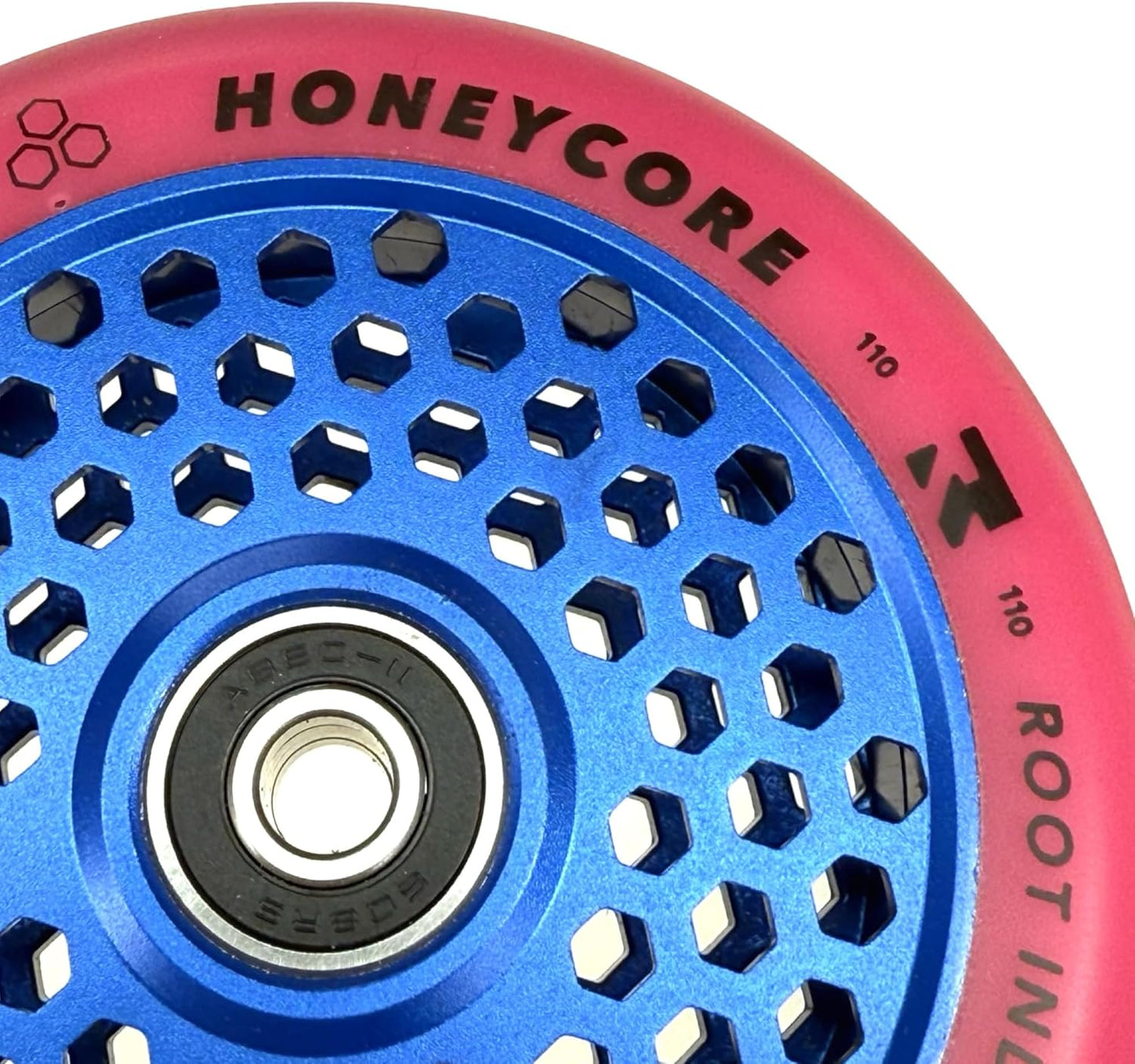 Air Honeycore Stunt-Scooter-Rad, Blau / Pu Pink