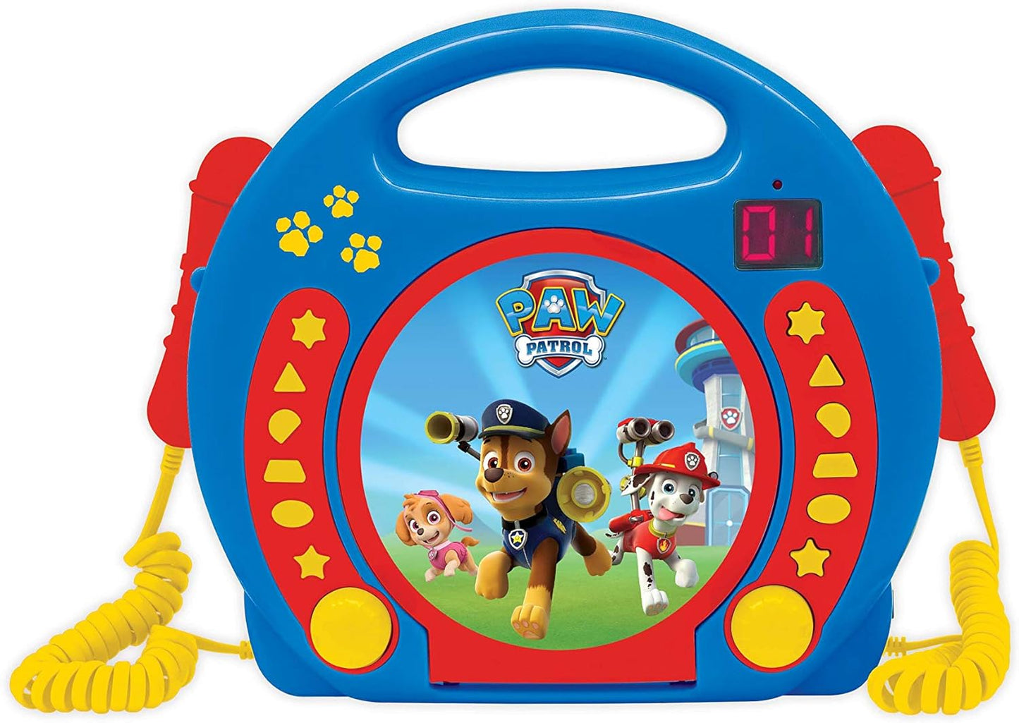 CD-Player mit Mikrofone Paw Patrol, Paw Patrol