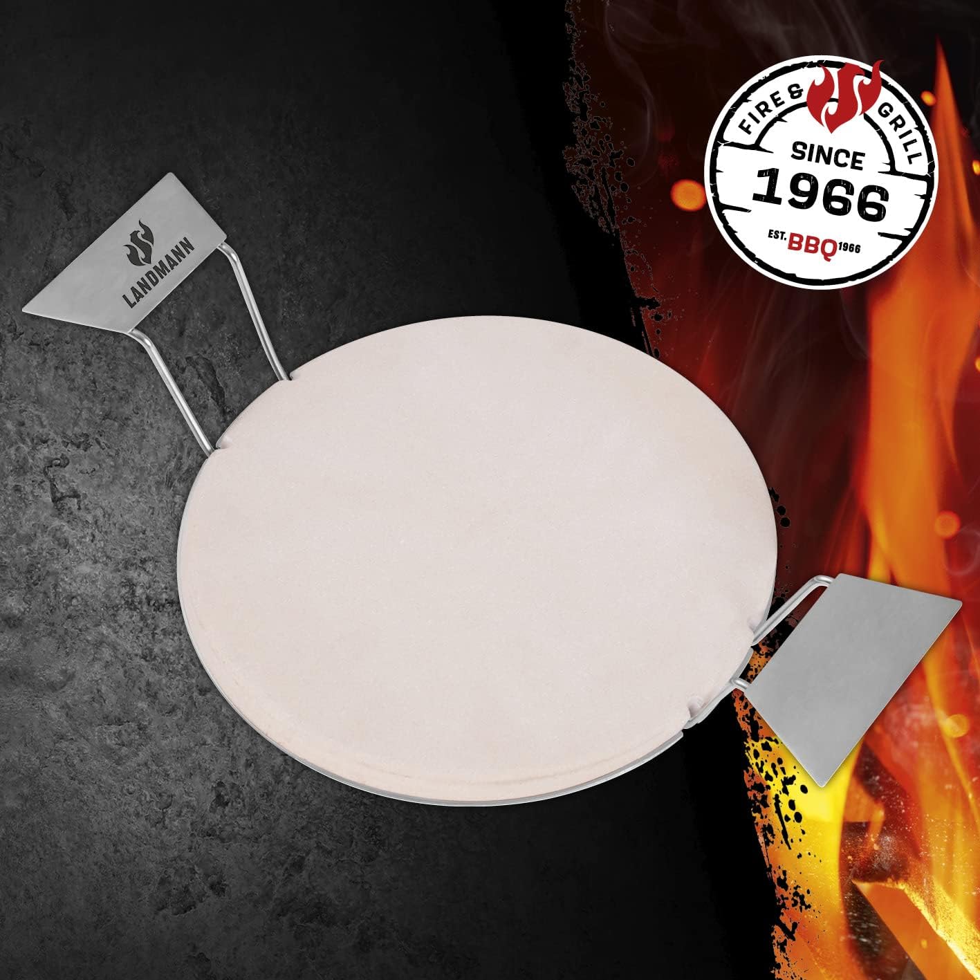 Pizzastein für Grill und Ofen, Ø 30,5 cm