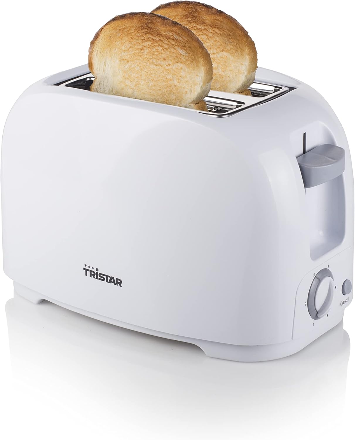 BR-1013 Toaster mit Brötchenaufsatz, Weiss