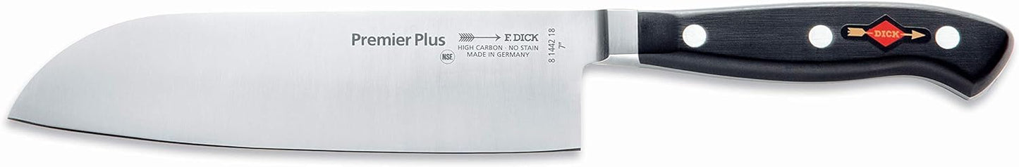 Santokumesser, Glatt, 18 cm