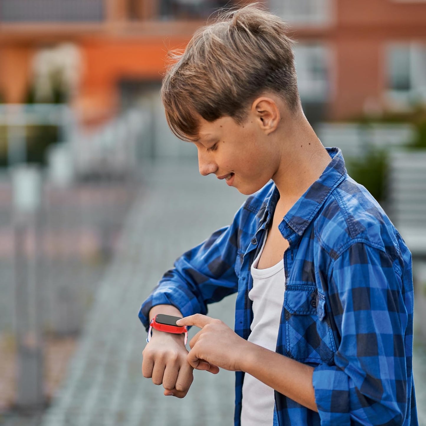 Selfie-Kamera-Uhr mit Touchscreen und 5 Spielen, Spider-Man