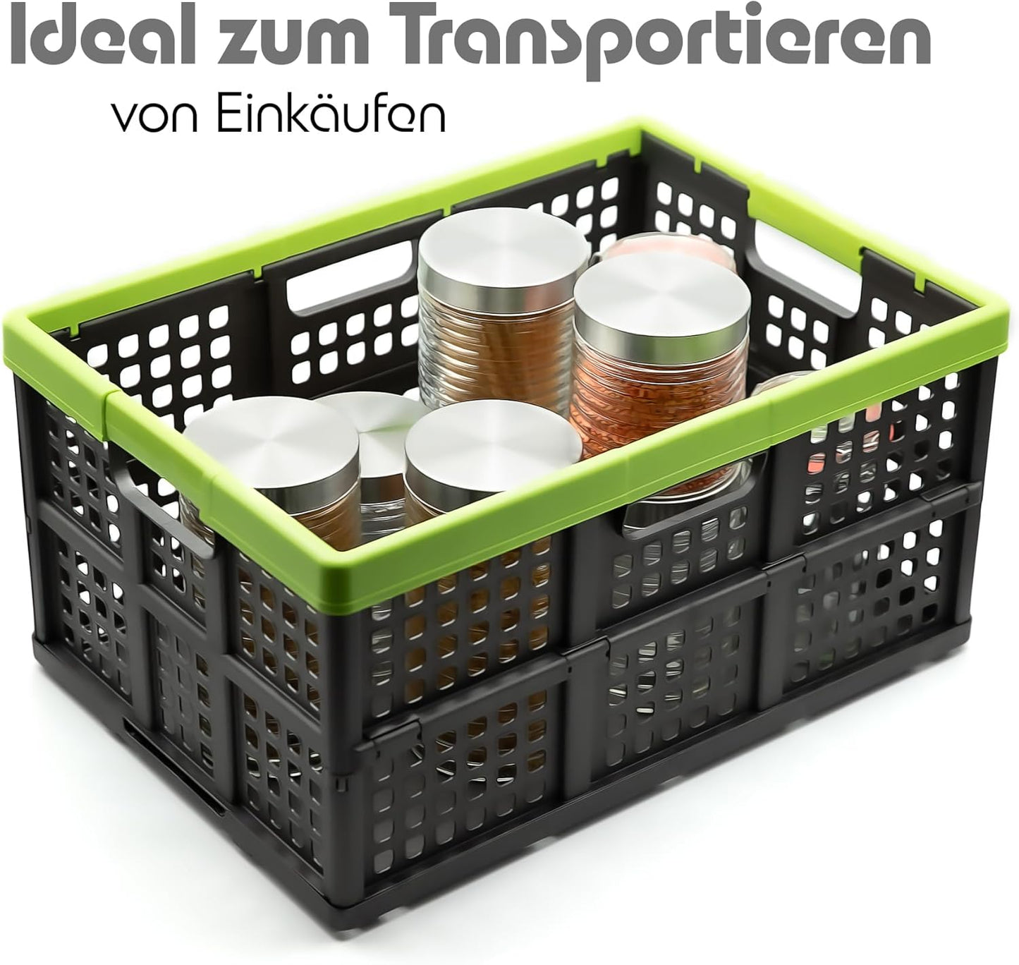 4-teiliges Klappboxen-Set, 4er Set