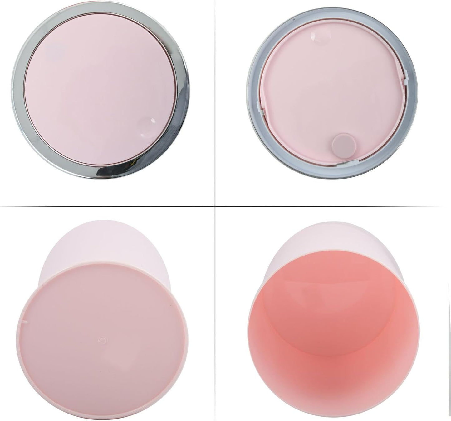 Kosmetikeimer Aspen, Pastellrosa