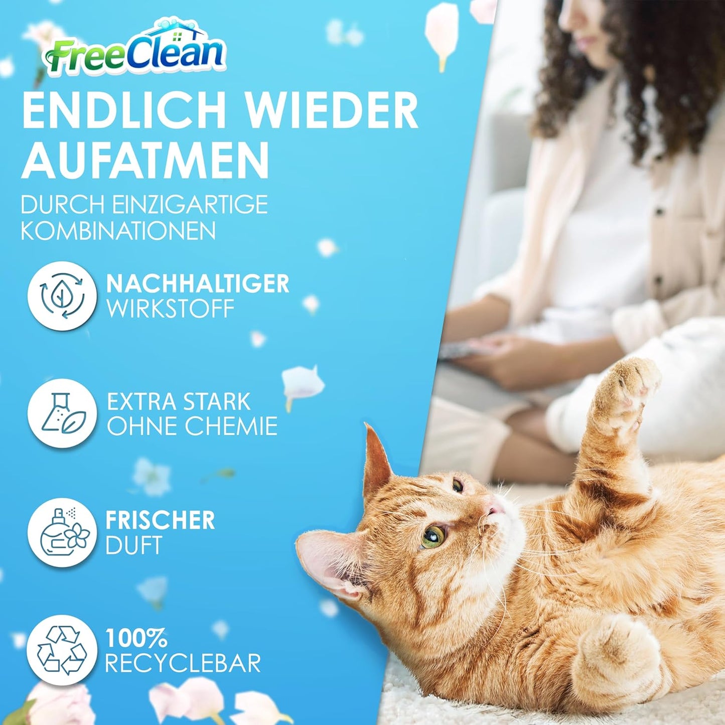 Bio Geruchsneutralisierer Konzentrat, Für Katzenbesitzer