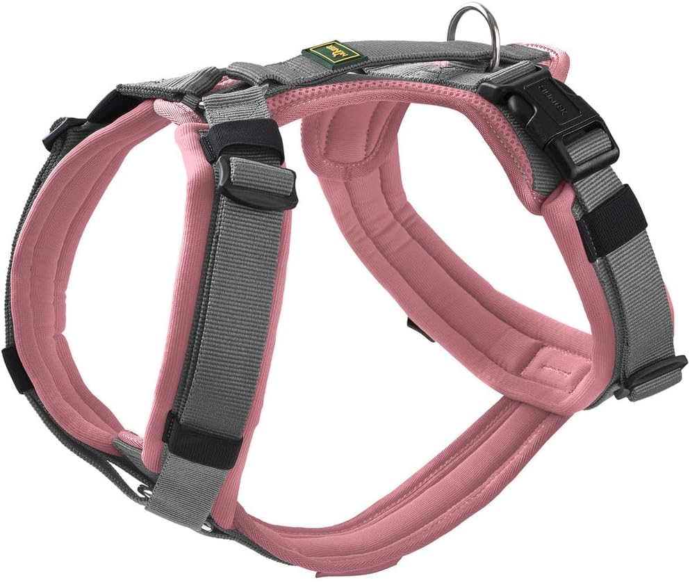 Hundegeshirr Maldon Up, altrosa/grau S-M