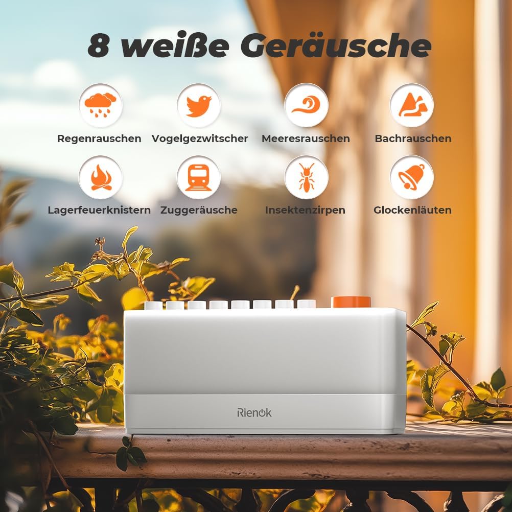 Bluetooth Lautsprecher S10 mit RGB-Licht & Naturgeräuschen