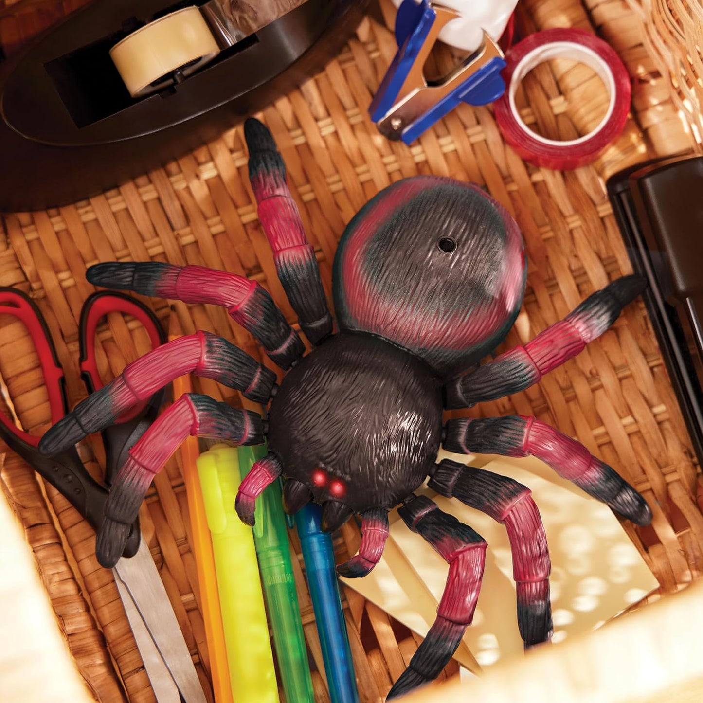 Ferngesteuerte Spielzeug-Vogelspinne ab 6 Jahren, Rote Spinne