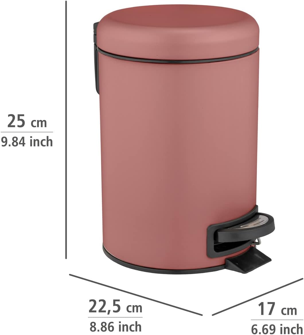 Treteimer Leman mit herausnehmbarem Einsatz, Pink