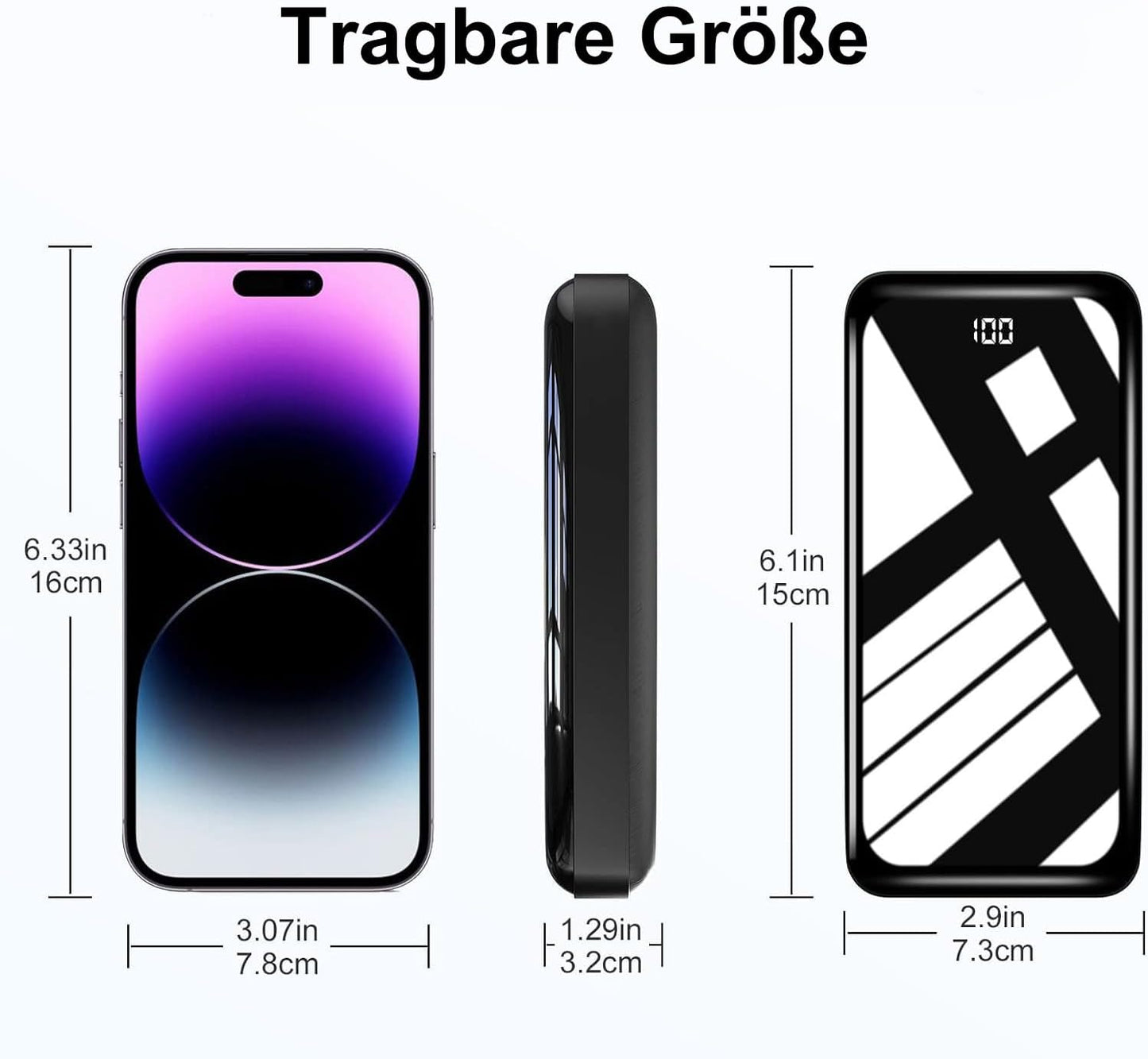 Powerbank mit LED-Anzeige