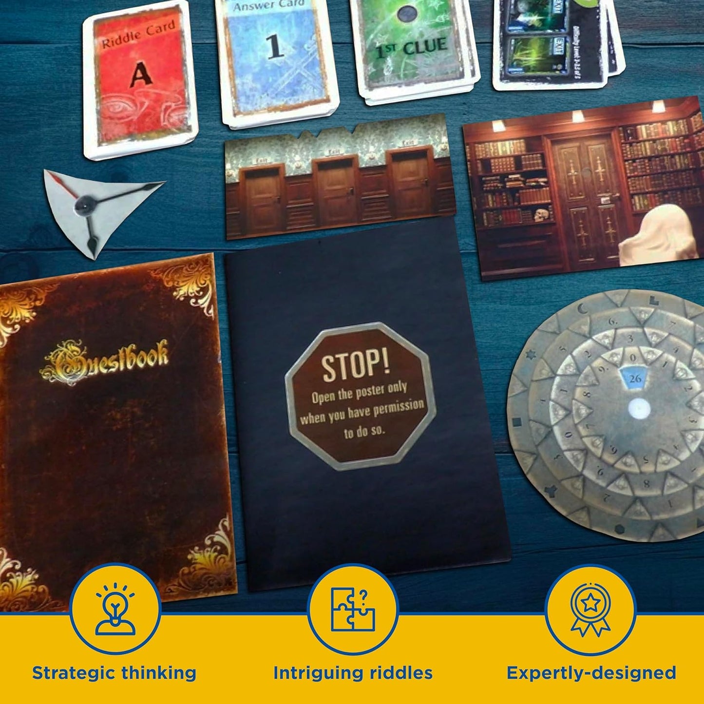 EXIT: The Sinister Mansion Brettspiel Strategie, Die unheimliche Villa