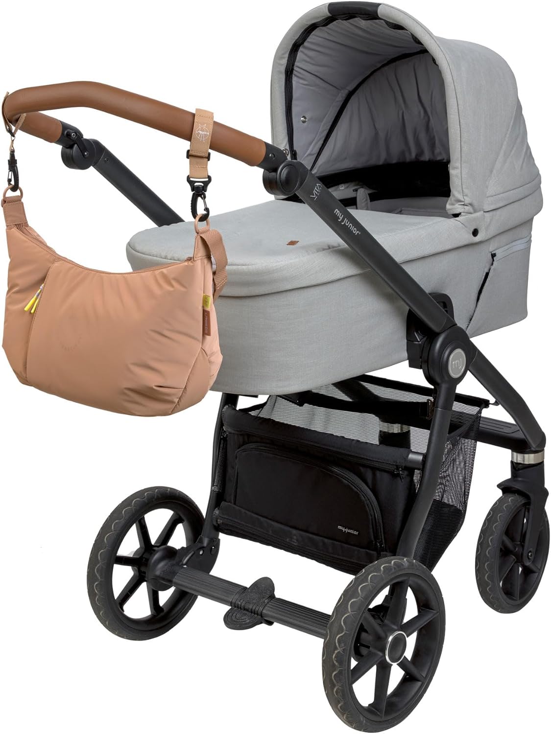 Baby Wickeltasche GRE Lunua mit Wickelunterlage, Braun
