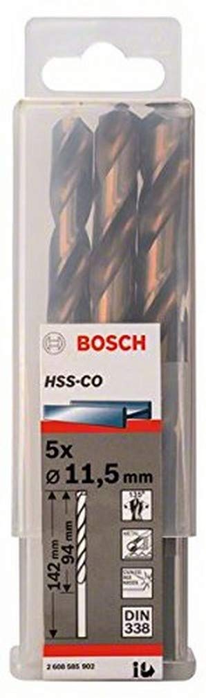 Metall-Spiralbohrer HSS-Co, Ø 11,5mm, Ø 11.50 mm