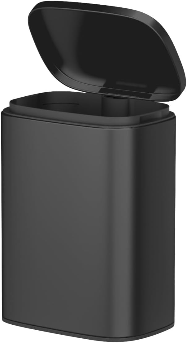 Wandkosmetikeimer Sare, Schwarz