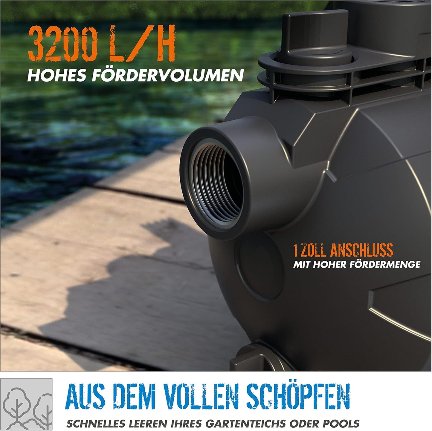Gartenpumpe GP 6035, Single